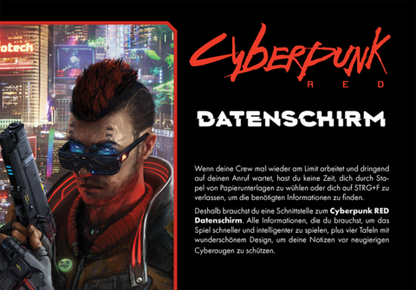 Cyberpunk RED Datenschirm