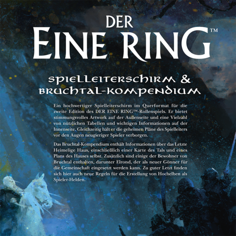 Der Eine Ring Spielleiterschirm & Bruchtal-Kompendium