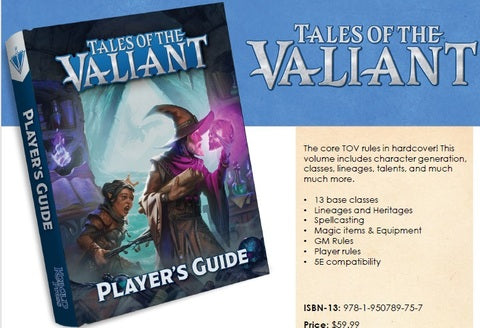 Tales of the Valiant: Player's Guide