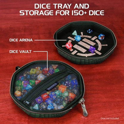 ENHANCE Tabletop Collector's Edition Dice Case Green Dragon Scales