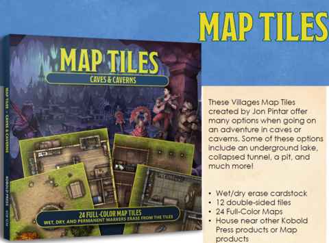 Map Tiles: Caves & Caverns