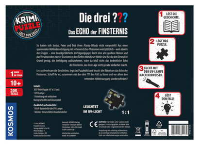 Krimipuzzle Die drei ??? Echo der Finsternis 300 Teile