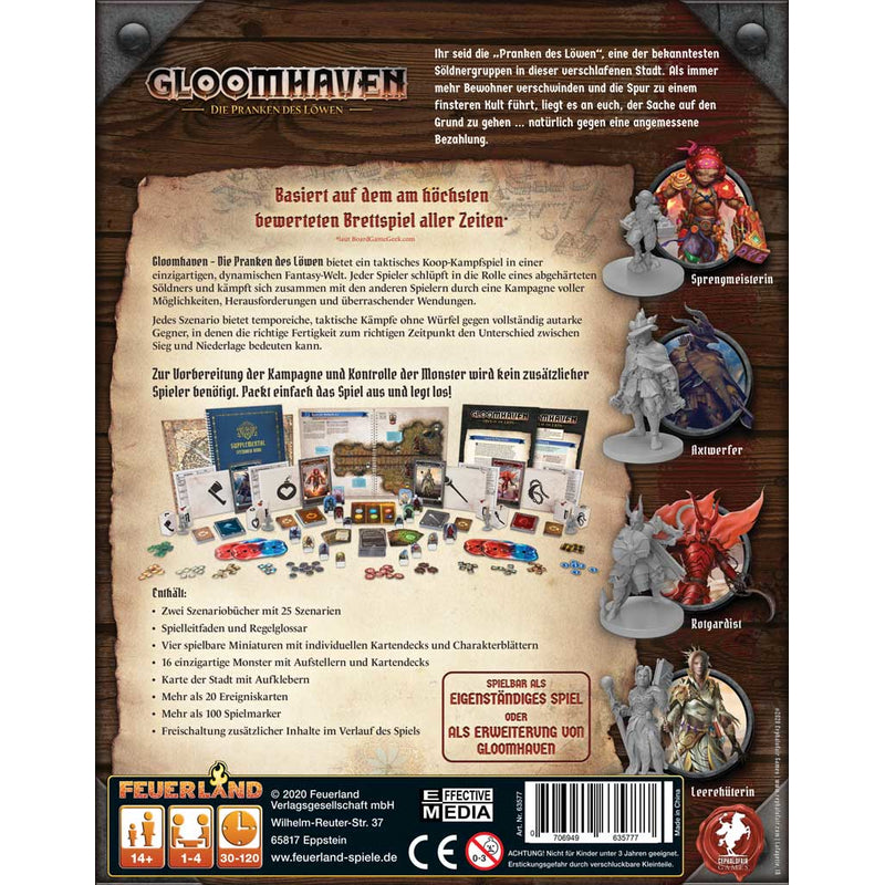 Gloomhaven – Die Pranken des Löwen *Empfohlen Kennerspiel 2021*