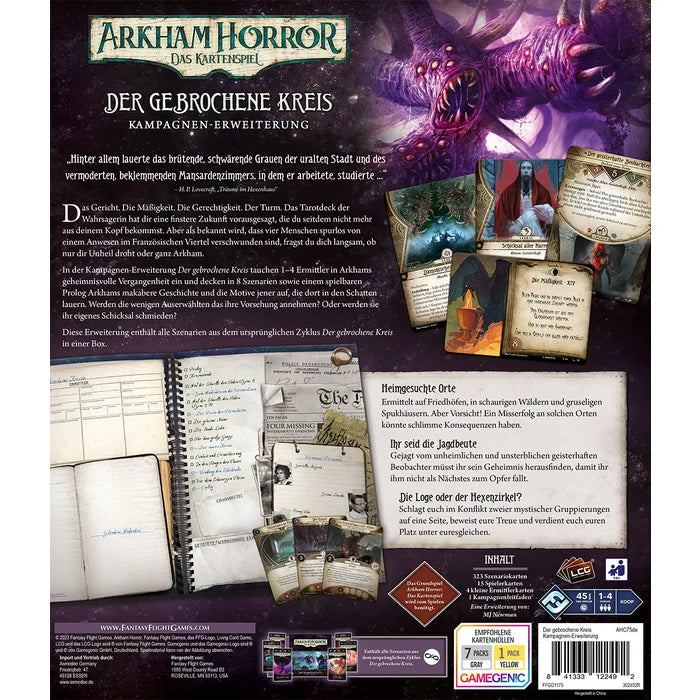 Arkham Horror: Das Kartenspiel – Der gebrochene Kreis (Kampagnen-Erweiterung)