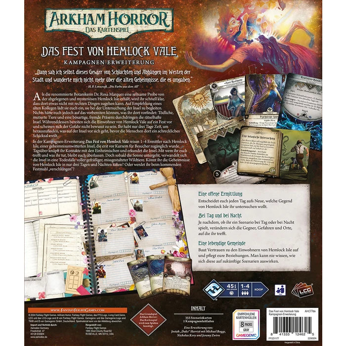 Arkham Horror: Das Kartenspiel – Das Fest von Hemlock Vale (Kampagnen-Erweiterung)