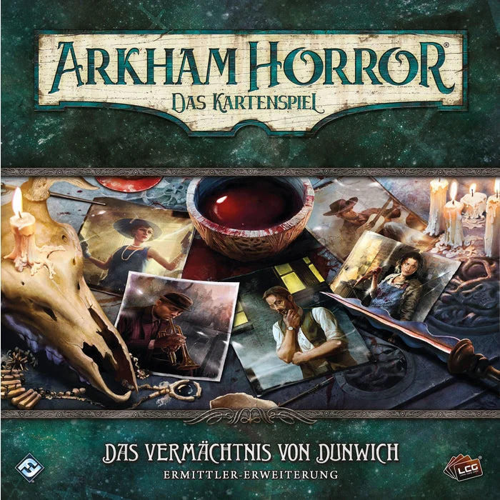 Arkham Horror: Das Kartenspiel – Das Vermächtnis von Dunwich (Ermittler-Erweiterung)