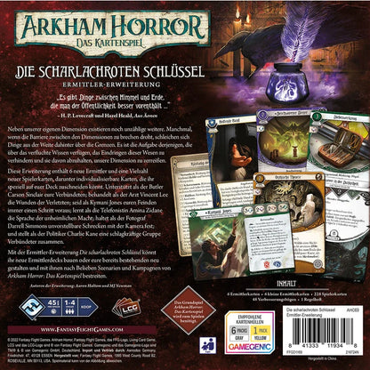 Arkham Horror: Das Kartenspiel – Die scharlachroten Schlüssel (Ermittler-Erweiterung)