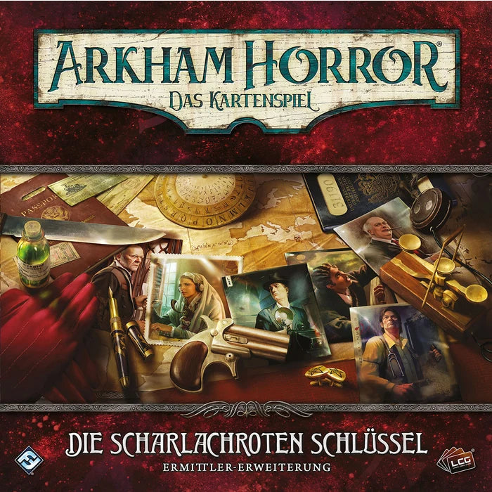 Arkham Horror: Das Kartenspiel – Die scharlachroten Schlüssel (Ermittler-Erweiterung)