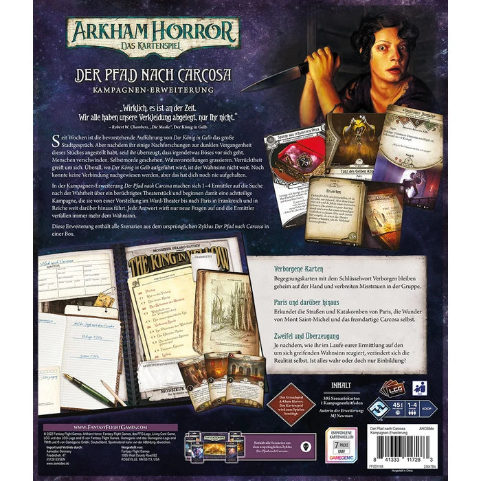 Arkham Horror: Das Kartenspiel – Der Pfad nach Carcosa (Kampagnen-Erweiterung)