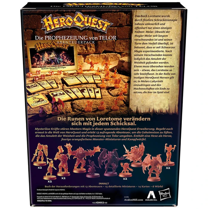 HeroQuest Die Prophezeiung von Telor Abenteuerpack