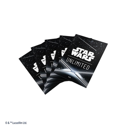 Star Wars: Unlimited Art Sleeves - Card Back Black