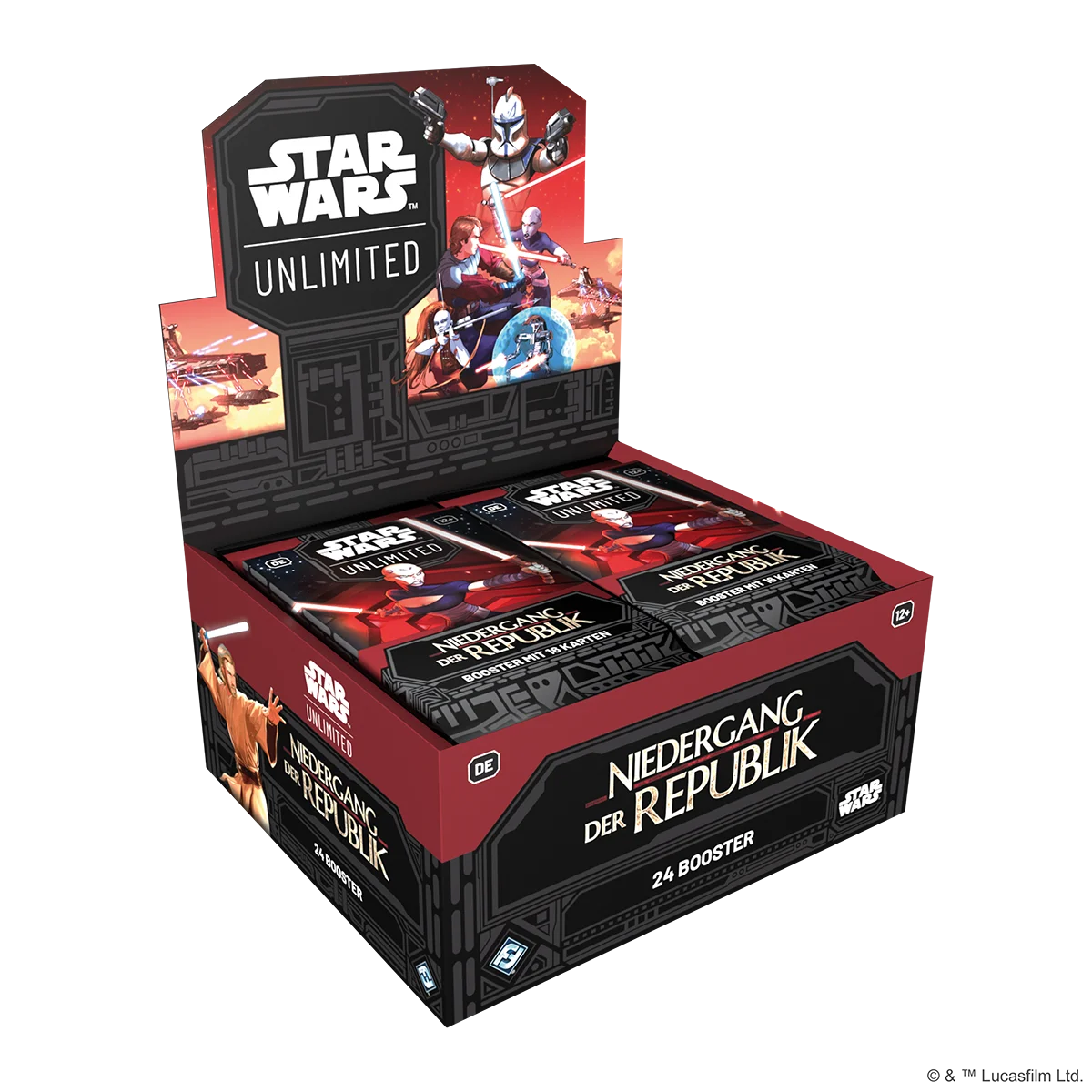 Star Wars: Unlimited – Niedergang der Republik (Booster-Display)