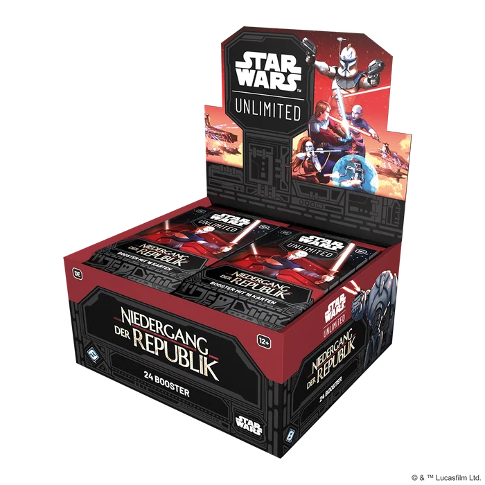 Star Wars: Unlimited – Niedergang der Republik (Booster-Display)