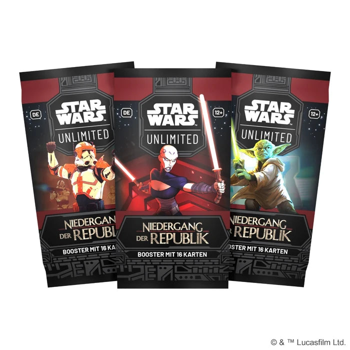 Star Wars: Unlimited – Niedergang der Republik (Booster-Display)