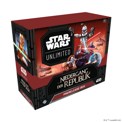 Star Wars: Unlimited – Niedergang der Republik (Pre-Releasebox)