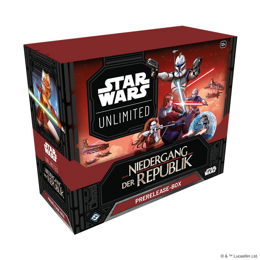 Star Wars: Unlimited – Niedergang der Republik (Pre-Releasebox)