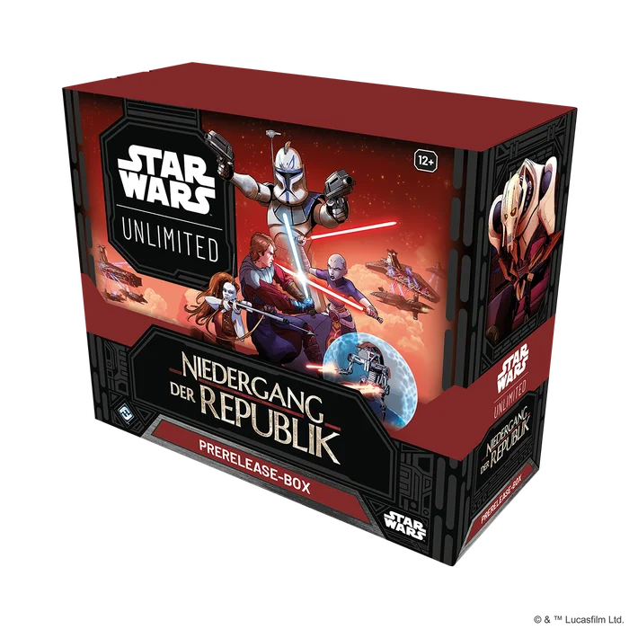 Star Wars: Unlimited – Niedergang der Republik (Pre-Releasebox)