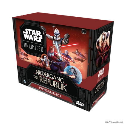 Star Wars: Unlimited – Niedergang der Republik (Pre-Releasebox)