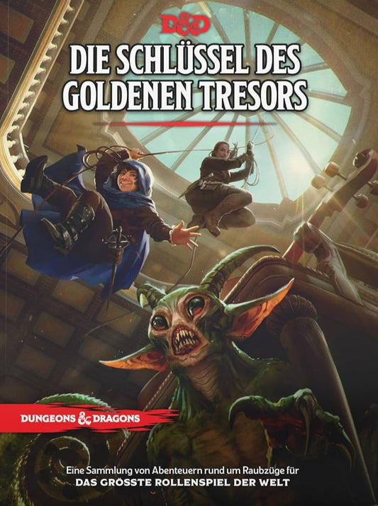 Dungeons & Dragons RPG Abenteuer Die Schlüssel des Goldenen Tresors deutsch